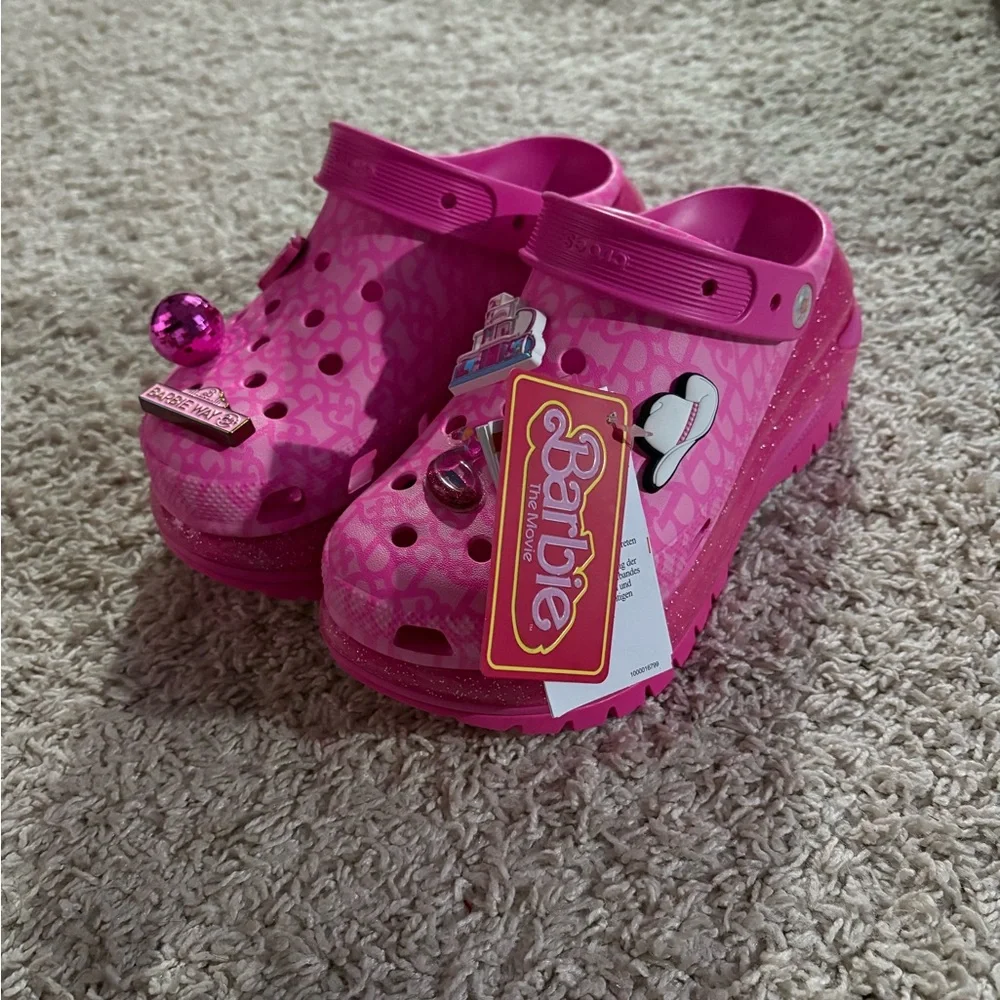Barbie Pink Patterned Kids Sandals - Picture 3 of 5
